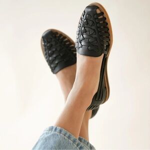 NWOT Nisolo Huarache Sandal Black